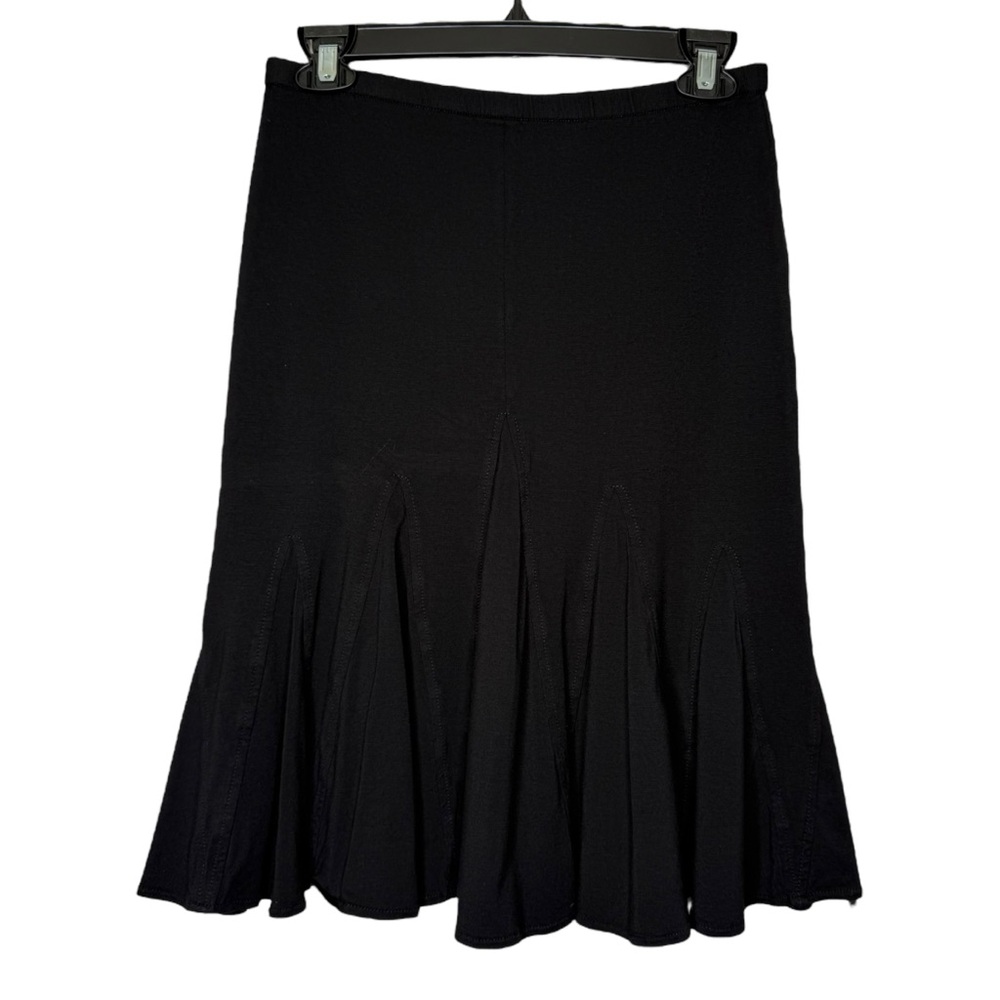 |EUC| CHARLES CHANG-LIMA Fit To Flare Pleated Hem High Rise Skirt